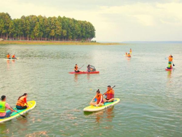 The calm, clean waters of Ho Tram Beach are ideal for swimming